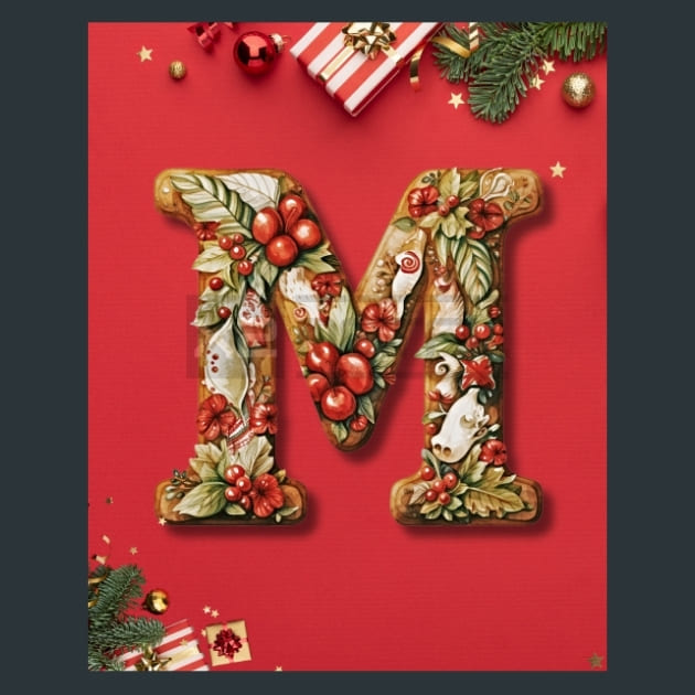 Xmas Letters Metal Prints, Posters &amp; – Metal Print &amp; Mouse Pad | ChromaLuxe | Made in Iowa USA