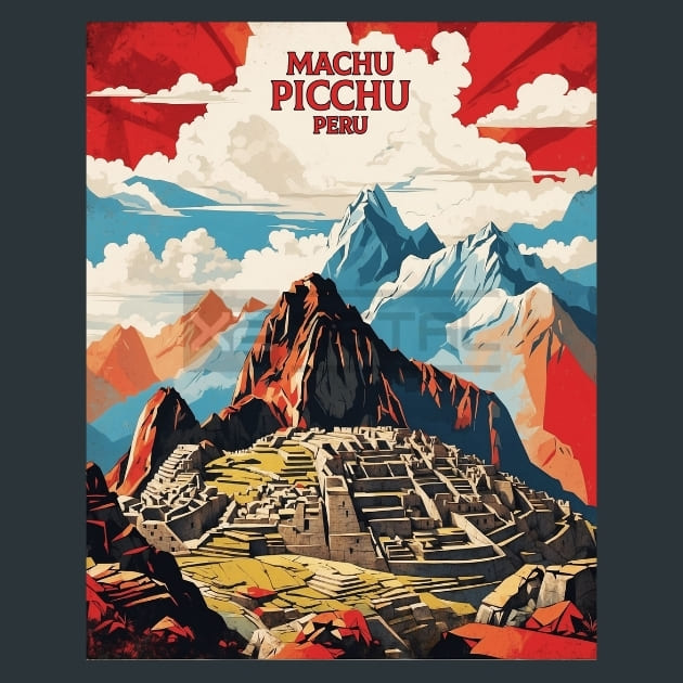 Machu Picchu Peru Metal Prints Posters and Mouse Pads