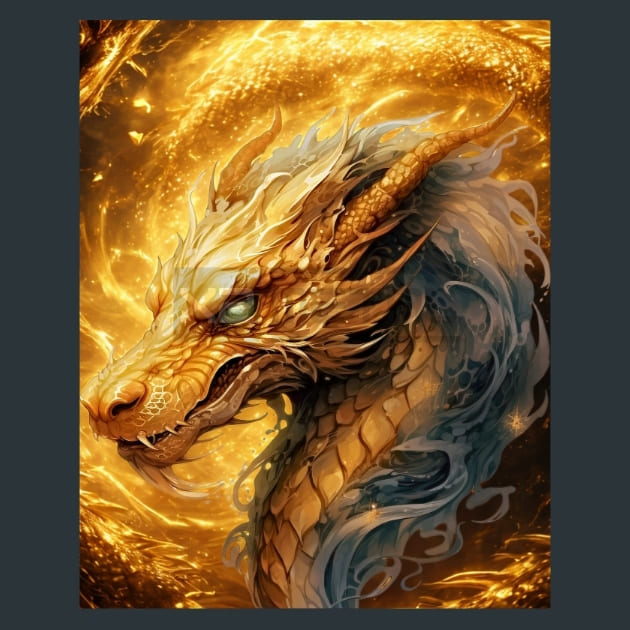 Majestic_Golden_Dragons_11_metal_prints_posters_mouse_pads