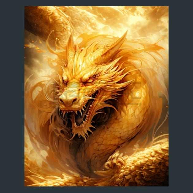 Majestic_Golden_Dragons_17_metal_prints_posters_mouse_pads
