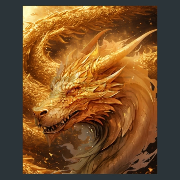 Majestic_Golden_Dragons_20_metal_prints_posters_mouse_pads