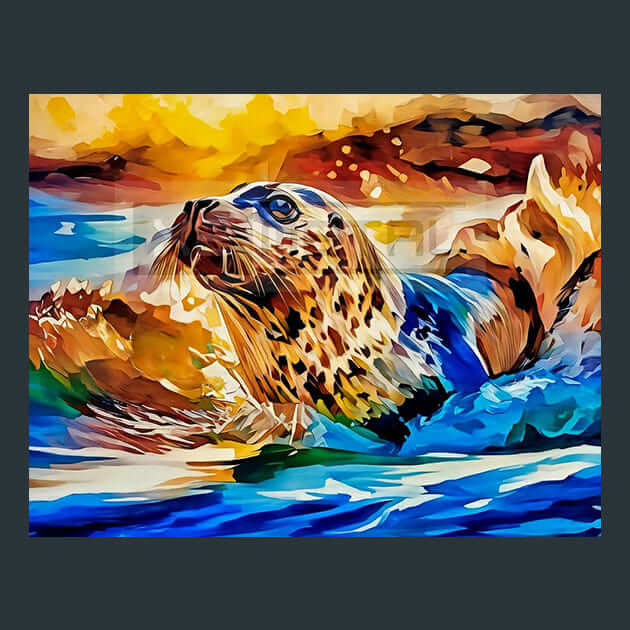 Majestic Seal – Metal Print &amp; Mouse Pad | ChromaLuxe | Made in Iowa USA
