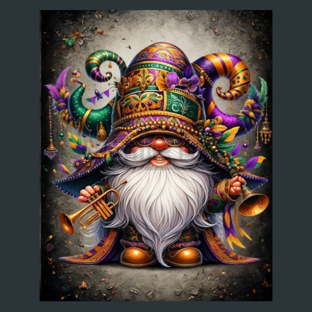 Mard iGras Gnomes 1 Metal Wall Art and Desktop Mouse Pad by X2Metal