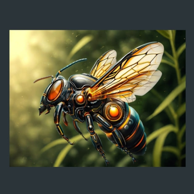 Mech-Bee-metal-prints-posters-mouse-pads