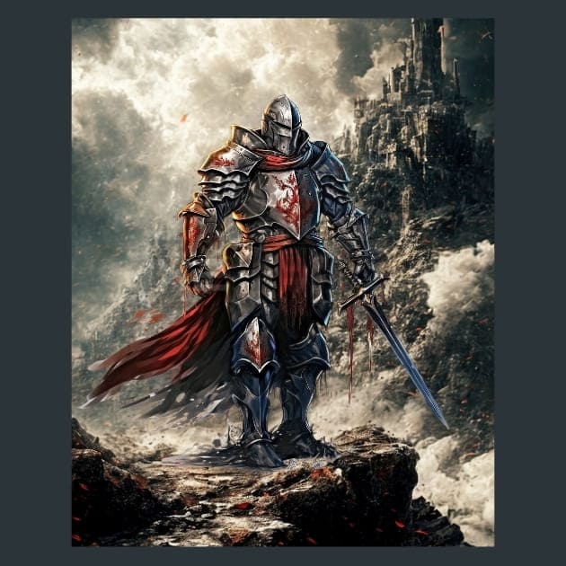 Medieval Knight Metal Prints, Posters and Mouse Pads