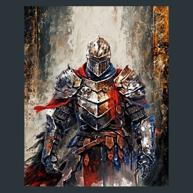 Medieval Knight Metal Prints, Posters and Mouse Pads