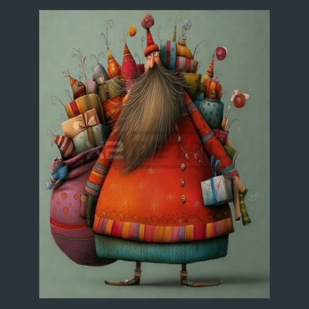 Merry-Santa-3-Metal-Prints