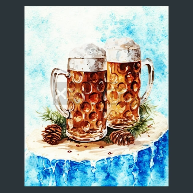 Merry Malt  Metal Prints, Posters &amp; Mousepads