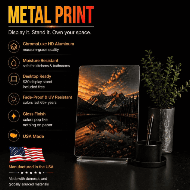 Motor Cycle WW2 10 Metal Wall Art and Desktop Mouse Pad by X2Metal