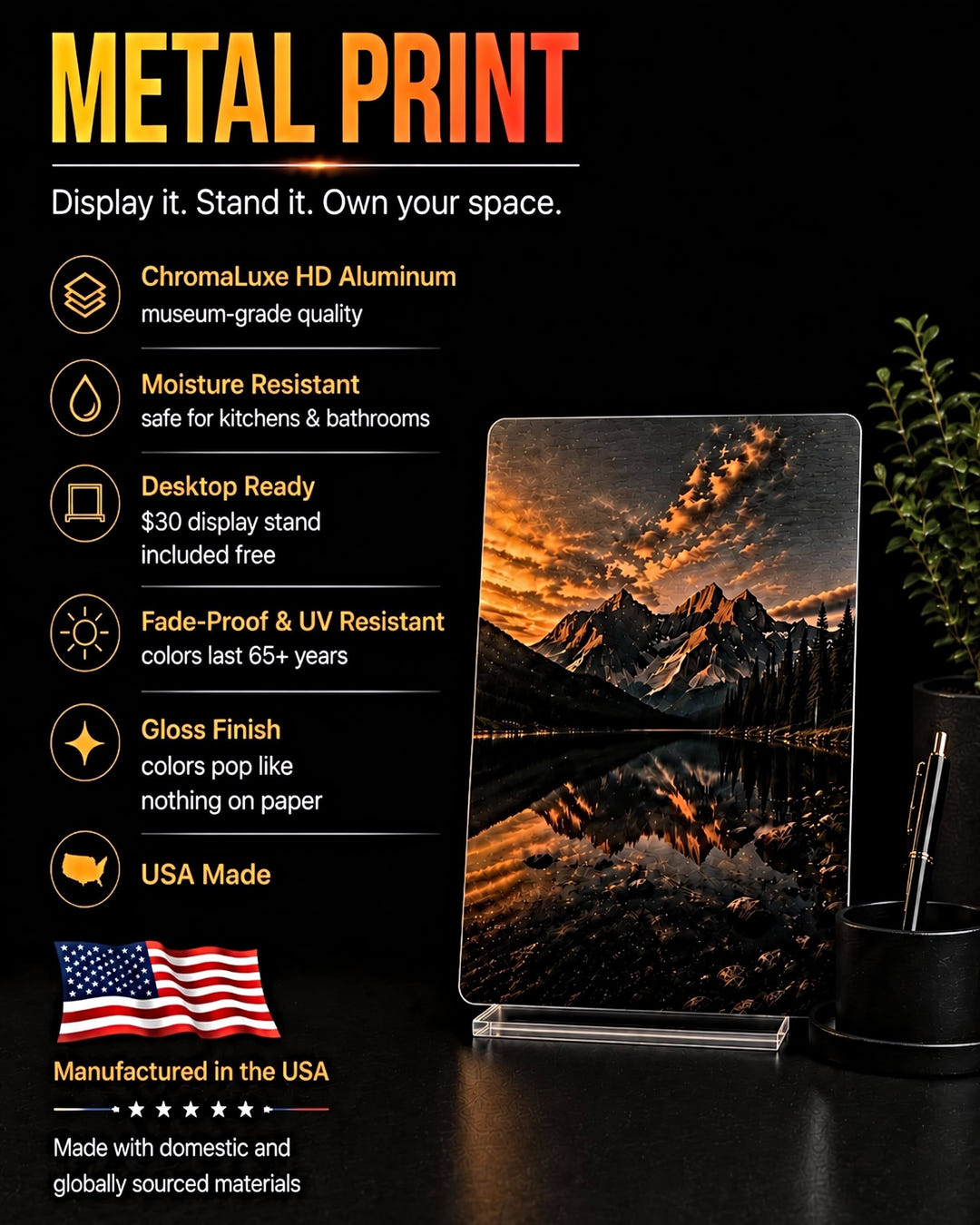 Metal Prints Features Image A111 Wall Art