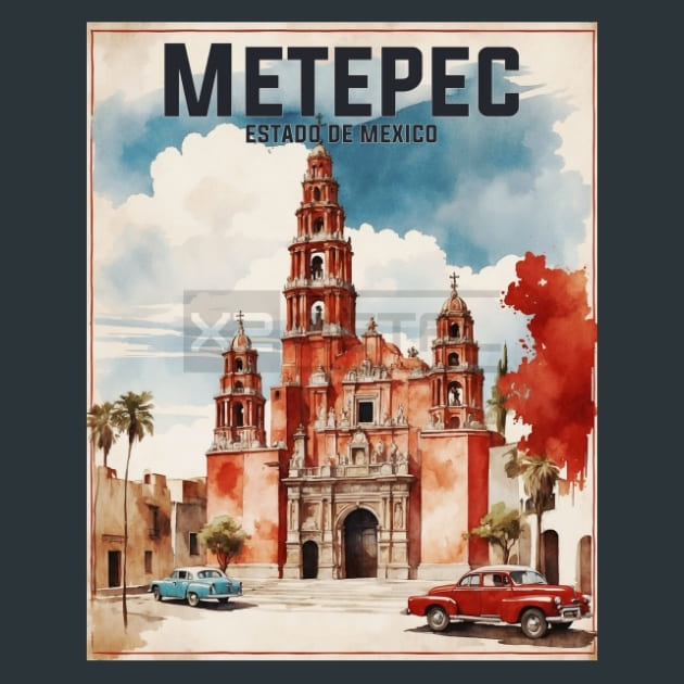Metepec Estadd de Mexico Metal Prints Posters and Mouse Pads