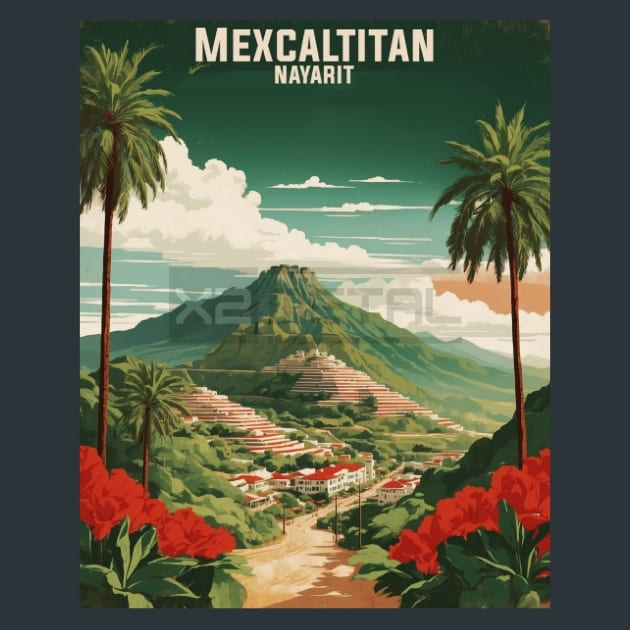 Mexcaltitn Nayarit Mexico Metal Prints Posters and Mouse Pads