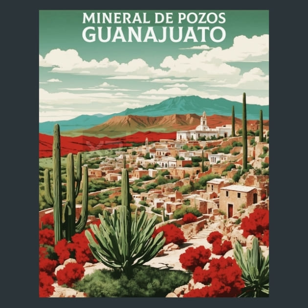 Mineral de Pozos Guanajuato Mexico Metal Prints Posters and Mouse Pad