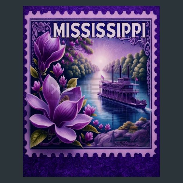 Mississippi-Stamp-2-Metal-Prints