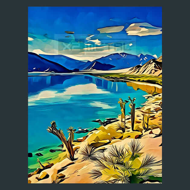 Mohave Splendor Metal Wall Art and Desktop Mouse Pad by X2Metal