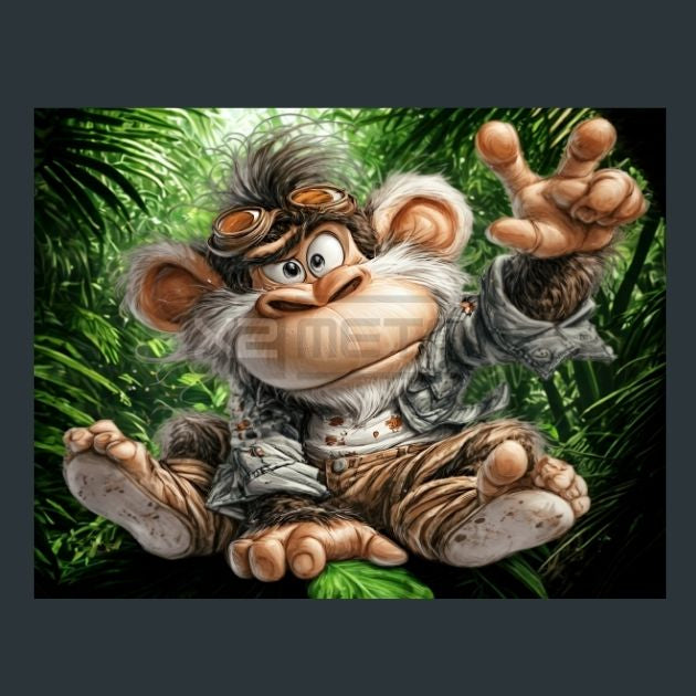 Monkey-11-Metal-Prints