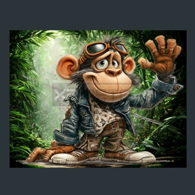 Monkey-13-Metal-Prints