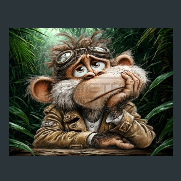 Monkey-14-Metal-Prints