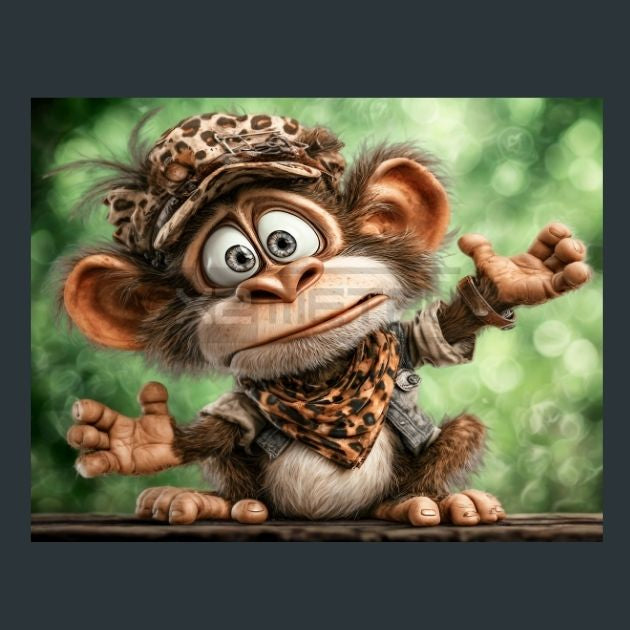 Monkey-7-Metal-Prints