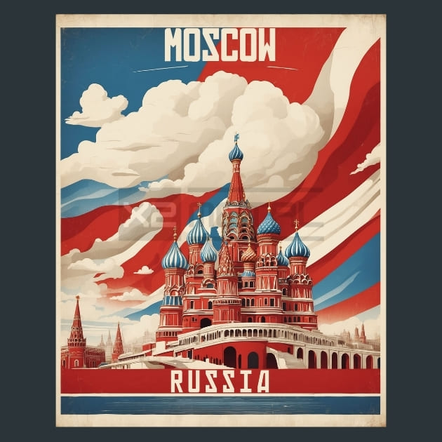 Moscow 2 Russia Metal Prints Posters and Mouse Pads