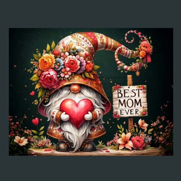 Mother’s Day Gnomes 24 Metal Wall Art and Desktop Mouse Pad by X2Metal
