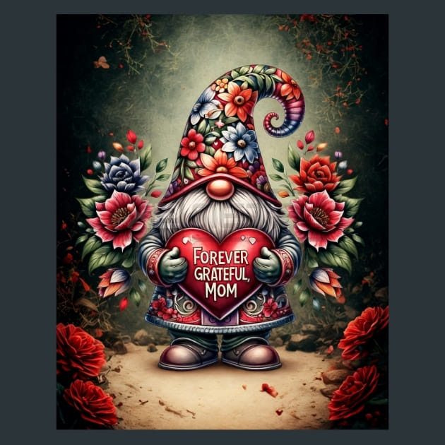 Mother’s Day Gnomes 8 Metal Wall Art and Desktop Mouse Pad by X2Metal