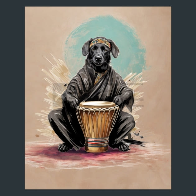 Mountain Giant Dog Metal Wall Art and Desktop Mouse Pad by X2Metal
