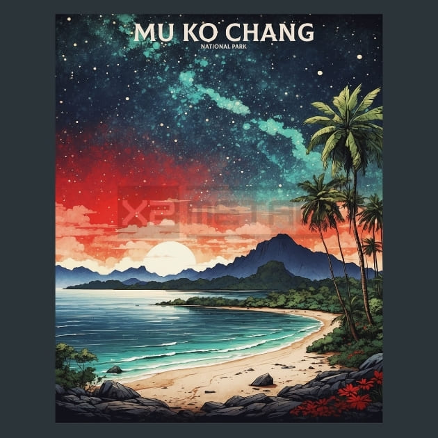 Mu Ko Chang National Park Thailand Metal Prints Posters and Mouse Pad
