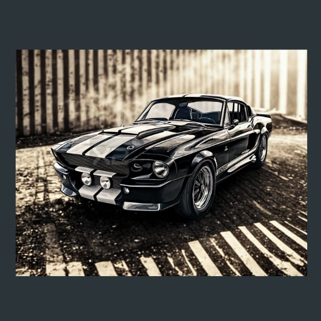 Muscle-Cars-9-metal-prints-posters-mouse-pads