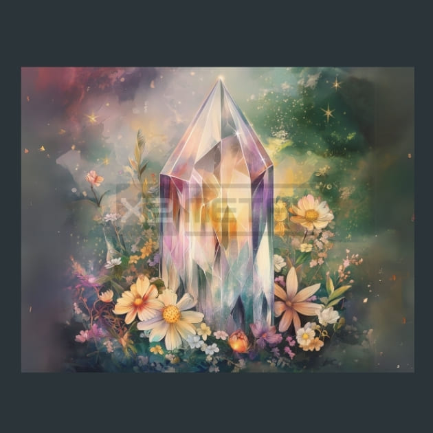 Mystic Minerals 11 Metal Wall Art and Desktop Mouse Pad by X2Metal