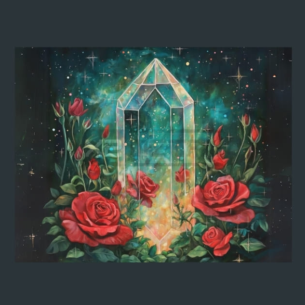 Mystic Minerals 13 Metal Wall Art and Desktop Mouse Pad by X2Metal