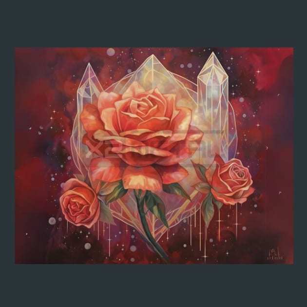 Mystic Minerals 16 Metal Wall Art and Desktop Mouse Pad by X2Metal