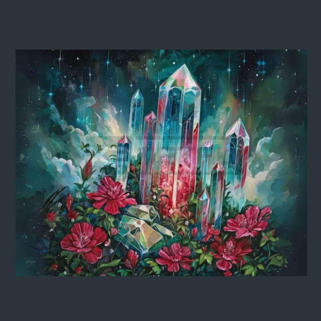 Mystic Minerals 2 Metal Wall Art and Desktop Mouse Pad by X2Metal