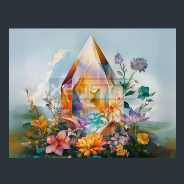 Mystic Minerals 4 Metal Wall Art and Desktop Mouse Pad by X2Metal