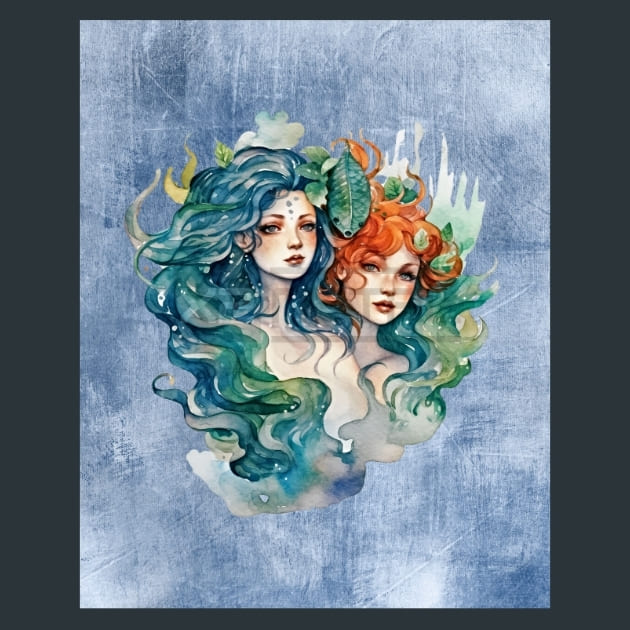 Mystical Sea Creature 23 Metal Wall Art and Desktop Mouse Pad by X2Metal
