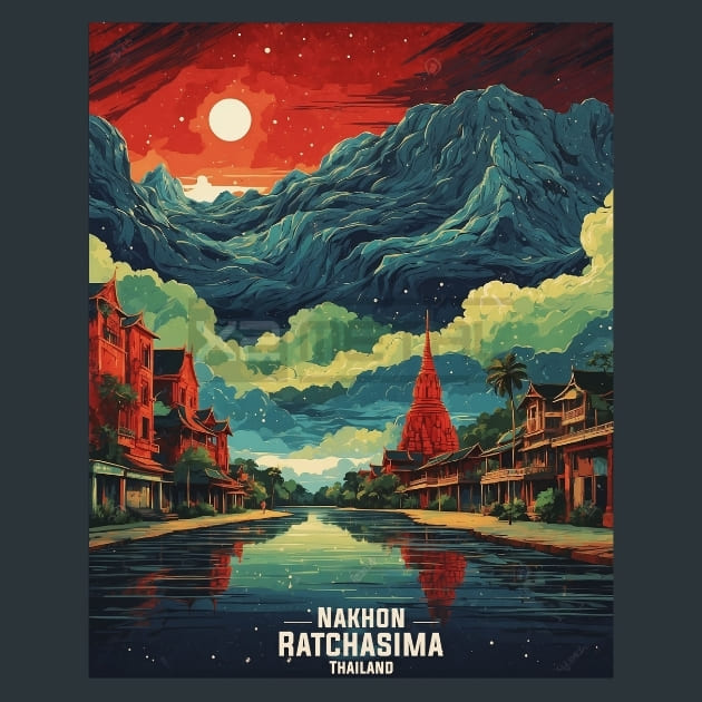 Nakhon Ratchasima Thailand Metal Prints Posters and Mouse Pads