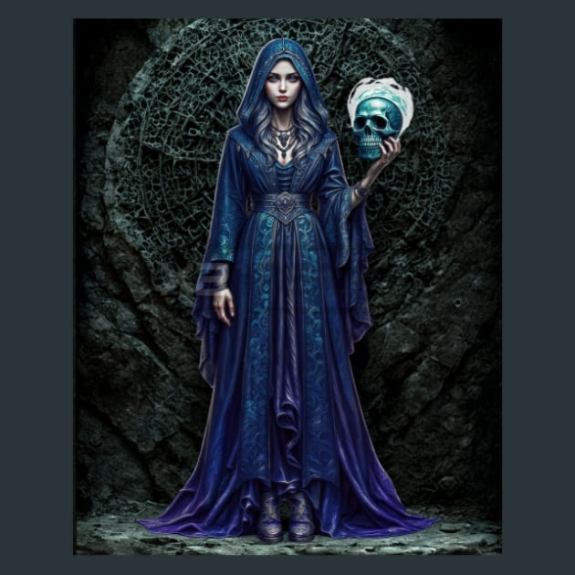 Necromancer-Witch-metal-prints-posters-mouse-pads