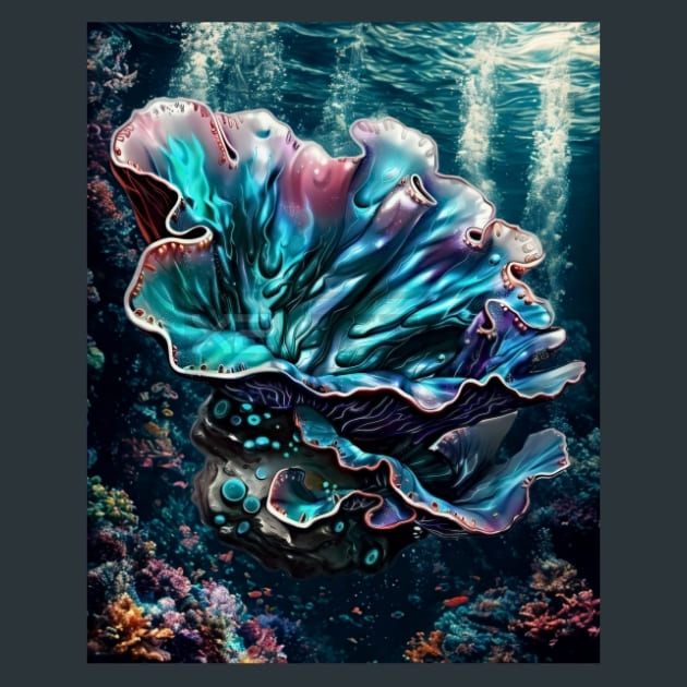 Neon-Coral-metal-prints-posters-mouse-pads