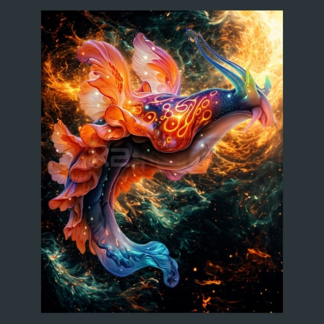 Marine Neon Life 7 Metal Wall Art and Desktop Mouse Pad by X2Metal