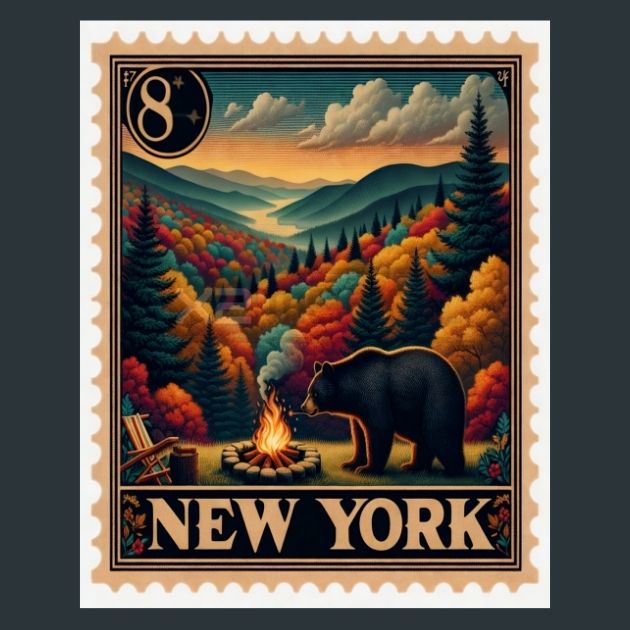 New-York-Stamp-2-Metal-Prints
