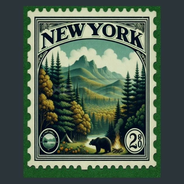 New-York-Stamp-Metal-Prints