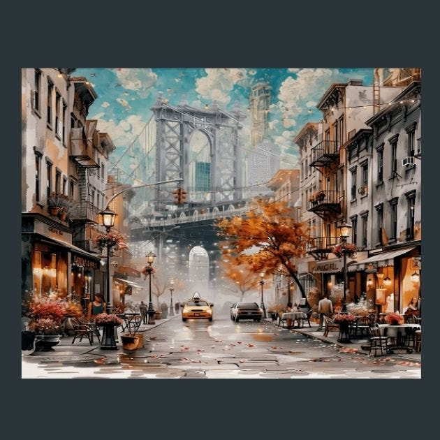 NewYork Skyline 21 Metal Wall Art and Desktop Mouse Pad by X2Metal