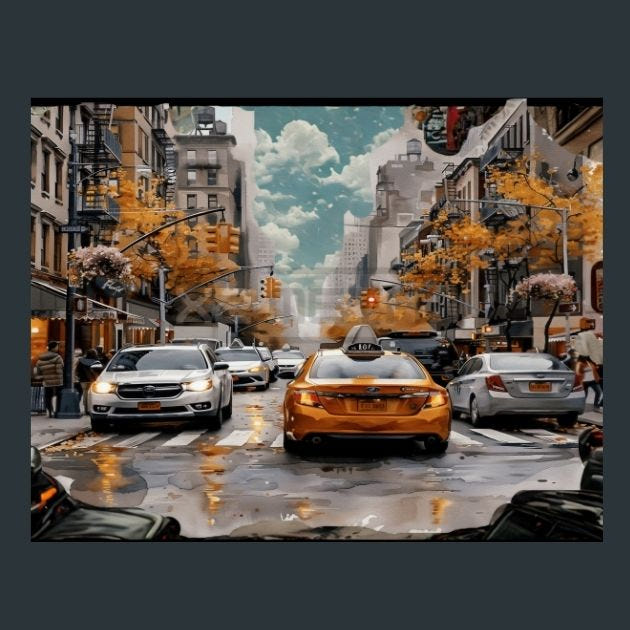 NewYork Skyline 3 Metal Wall Art and Desktop Mouse Pad by X2Metal