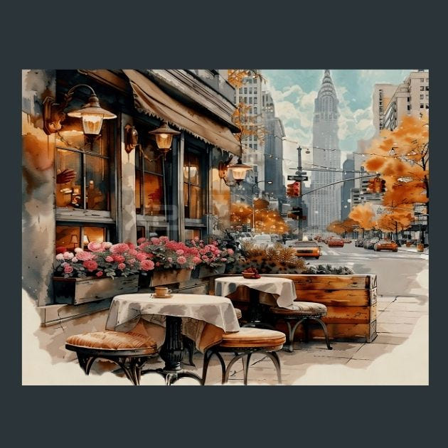 NewYork Skyline 6 Metal Wall Art and Desktop Mouse Pad by X2Metal
