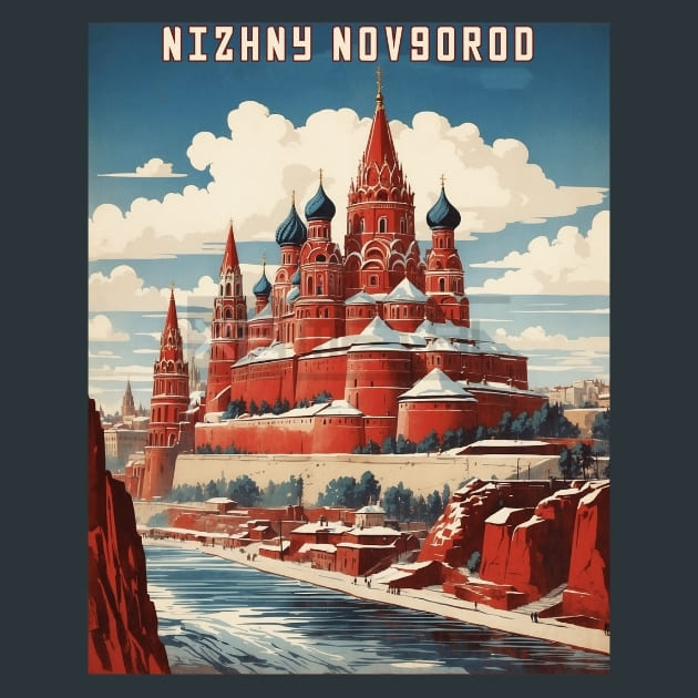 Nizhny Novgorod Russia Metal Prints Posters and Mouse Pads