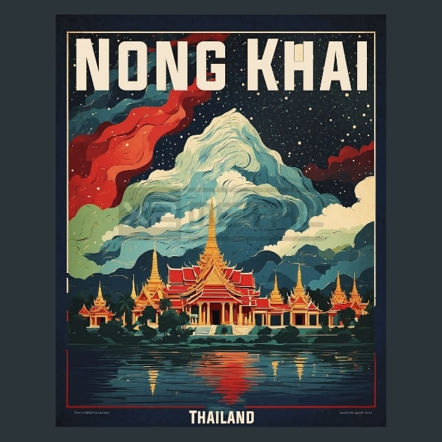 Nong Khai Thailand Metal Prints Posters and Mouse Pads