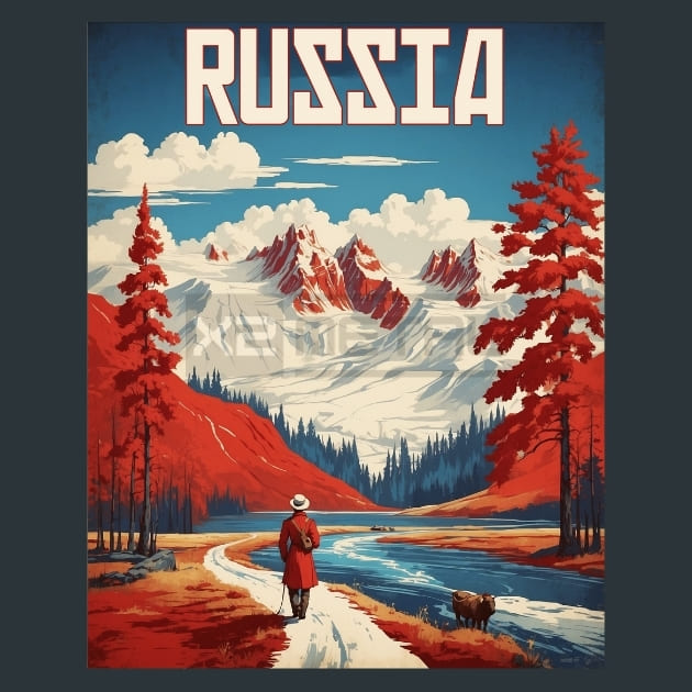 Northwest Russia Metal Prints Posters and Mouse Pads