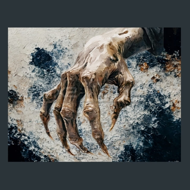 Nosferatu Horror 2-house Metal Wall Art and Desktop Mouse Pad by X2Metal