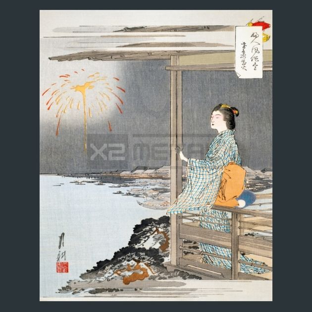 Ogata-Gekko-9-Japanese-Art-Metal-Print