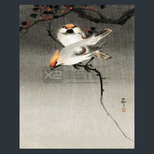 Ohara-Koson-13-Japanese-Art-Metal-Print